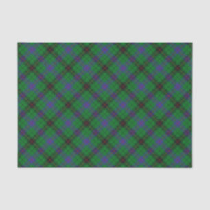 Papier Mousseline Clan Davidson Tartan