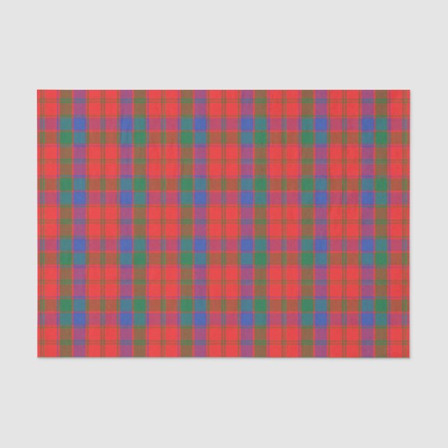 Papier Mousseline Clan Donnachaidh Tartan (Recto)