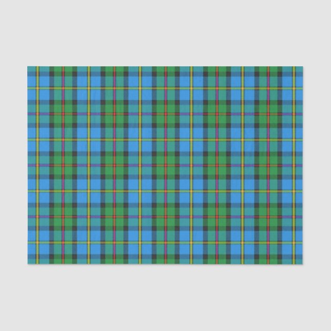 Papier Mousseline Clan écossais MacLeod de cadeaux de tartan de (Recto)
