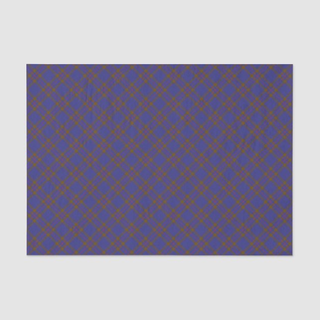 Papier Mousseline Clan Elliot Tartan moderne (Recto)