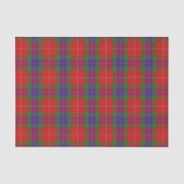 Papier Mousseline Clan Fraser Tartan (Recto)