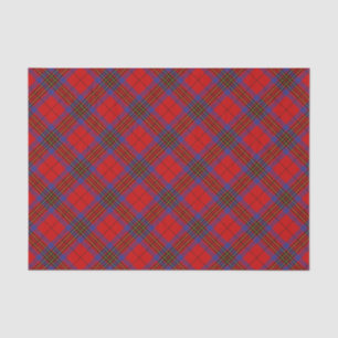 Papier Mousseline Clan Leslie Red Tartan