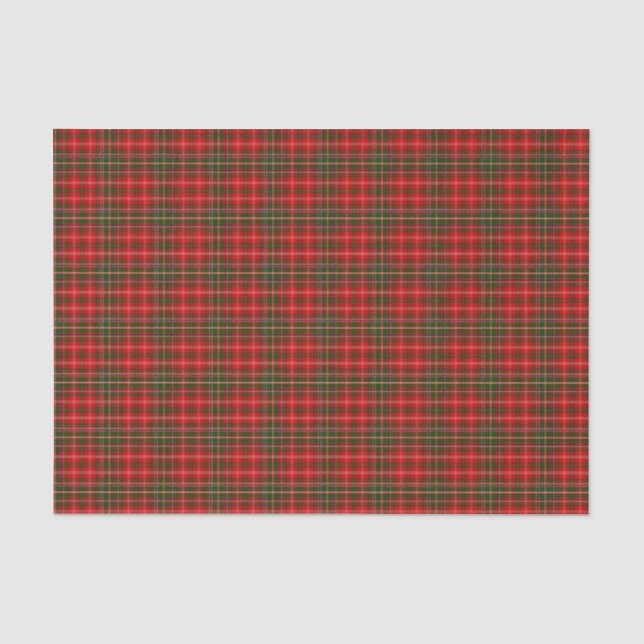 Papier Mousseline Clan MacDougall Tartan (Recto)