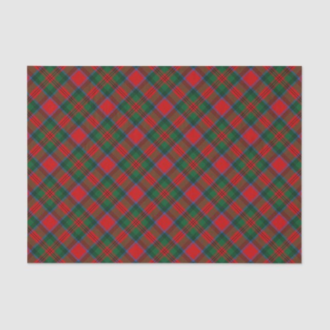 Papier Mousseline Clan MacDuff Tartan (Recto)