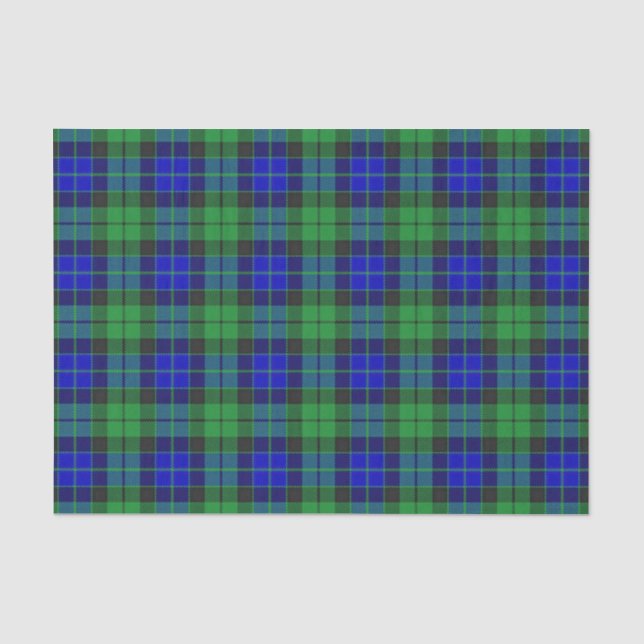 Papier Mousseline Clan MacKay Tartan (Recto)