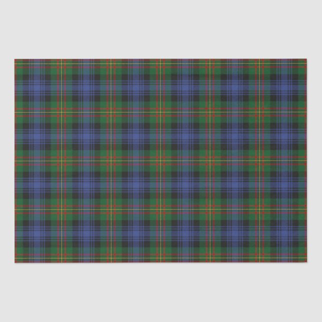 Papier Mousseline Clan MacLaren Tartan Plaid (Recto)
