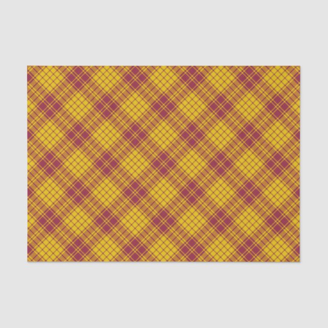 Papier Mousseline Clan MacMillan robe Tartan (Recto)