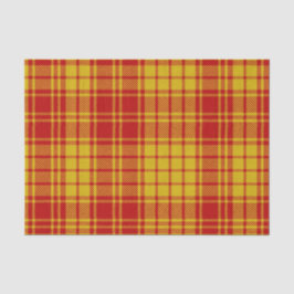 Papier Mousseline Clan MacMillan Tartan motif