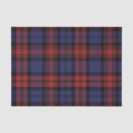 Papier Mousseline Clan Plaid MacLachlan rouge violet chèque Tartan