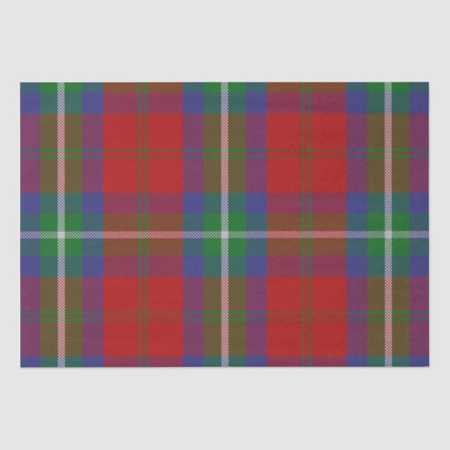 Papier Mousseline Clan Ruthven Tartan (Recto)