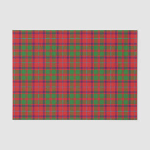Papier Mousseline Clan Shaw Tartan