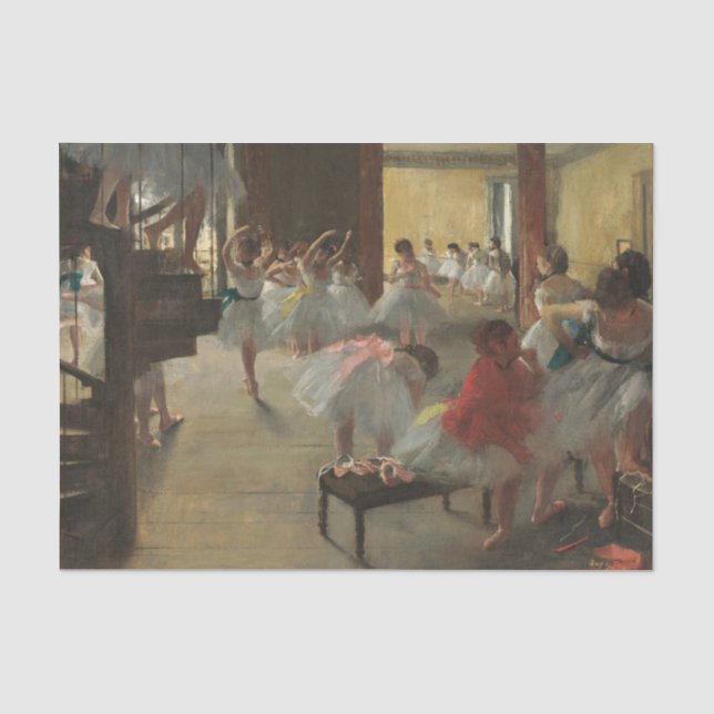 Papier Mousseline Classe Danse, Deas Découpage Art (Recto)