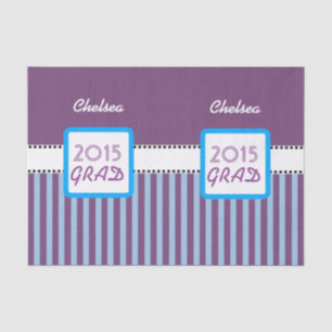 Papier Mousseline Classe de 2015 ou TOUTES rayures faites sur
