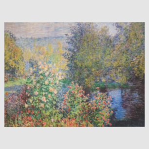 Papier Mousseline Claude Monet - Coin du jardin à Montgeron