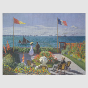 Papier Mousseline Claude Monet - Jardin de Sainte-Adresse