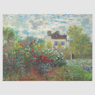 Papier Mousseline Claude Monet - Le Jardin de l'Artiste à Argenteuil