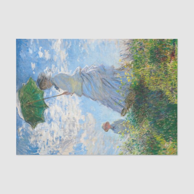 Papier Mousseline Claude Monet Madame Monet et son fils (Recto)