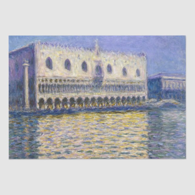 Papier Mousseline Claude Monet - Palais des Doges (Recto)