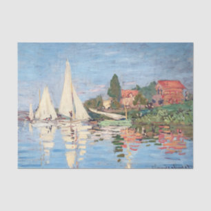 Papier Mousseline Claude Monet - Régates à Argenteuil