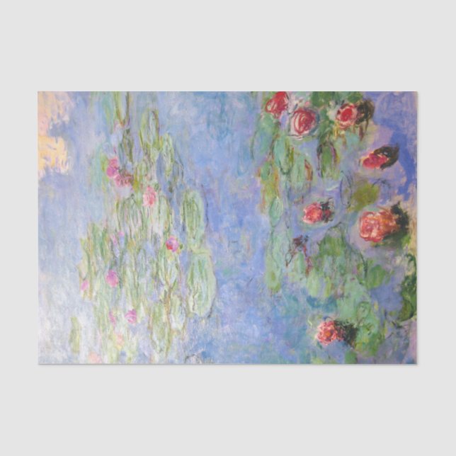 Papier Mousseline Claude Monet's Water Lilies (Recto)