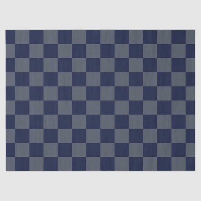Papier Mousseline Clavier bleu marine (Recto)