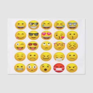 Papier Mousseline Clavier Emojis