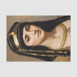 Papier Mousseline Cleopatra Egyptian Pharaoh Queen Art