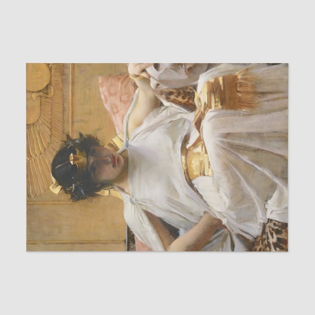 Papier Mousseline Cleopatra Waterhouse Art (Recto)