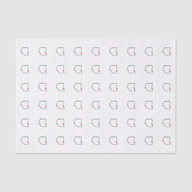 Papier Mousseline Cleveland Ohio (Recto)