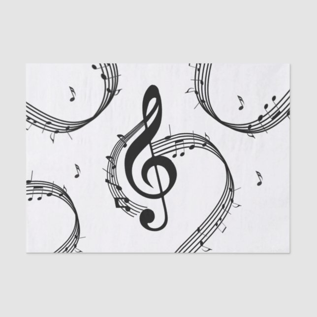 Papier Mousseline Climactic G Clef (Recto)