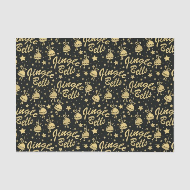 Papier Mousseline Cloches de jingle (Recto)