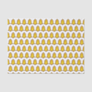 Papier Mousseline Cloches jaunes arrosent le biscuit Noël de Noël