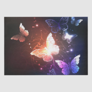 Papier Mousseline Clowing Night Butterflies