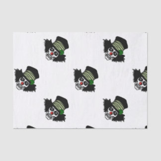 Papier Mousseline Clown squelettique irlandais
