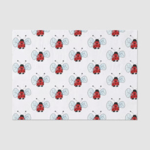 Papier Mousseline Coccinelle