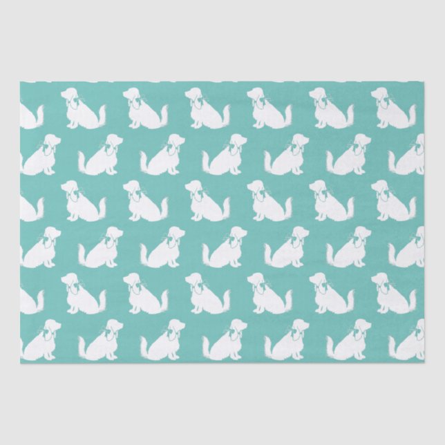 Papier Mousseline Cocker Spaniel Chien Chien Puppy (Recto)