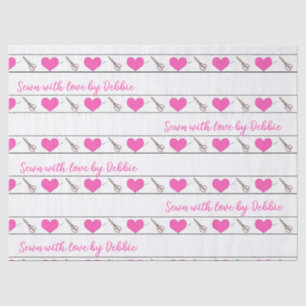Papier Mousseline Coeur coudre Thème Personnalisé Grand
