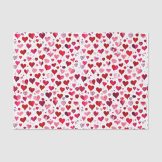 Papier Mousseline Coeur du jour V