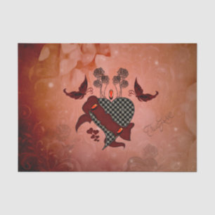 Papier Mousseline Coeur merveilleux
