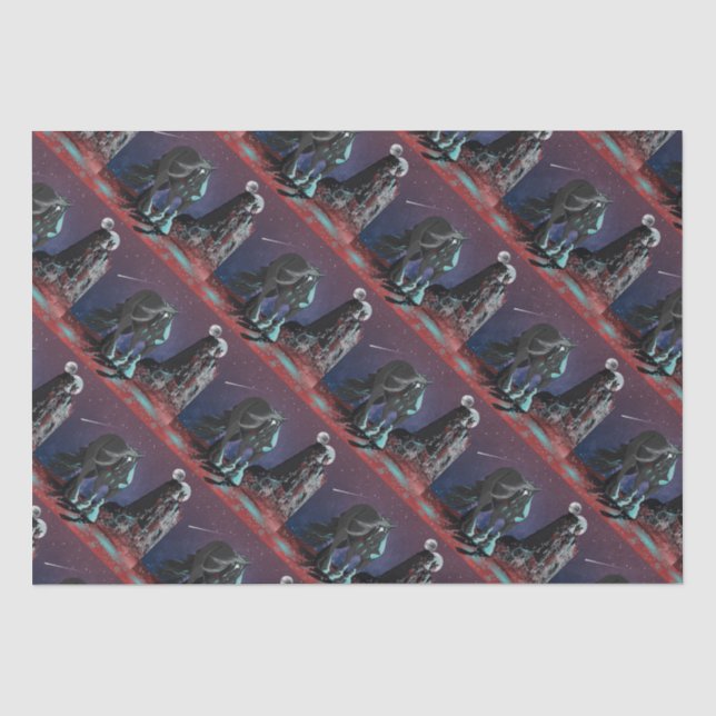 Papier Mousseline Coeur tzigane (Recto)