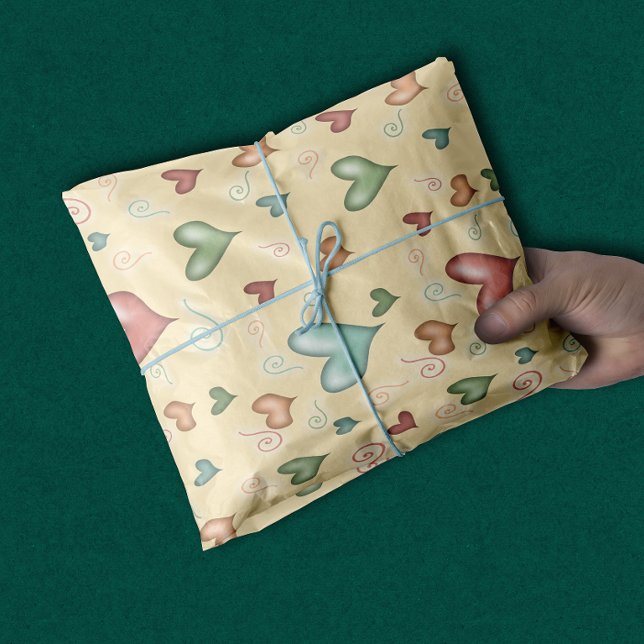 Papier Mousseline Coeurs amusants pour bébé (Créateur téléchargé)