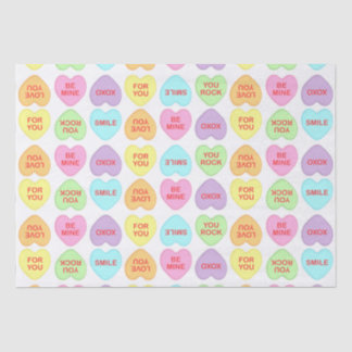 Papier Mousseline Coeurs de conversation Motif alternatif