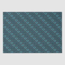 Coeurs turquoises