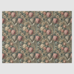 Papier Mousseline Coeurs Vacants - gothique victorien