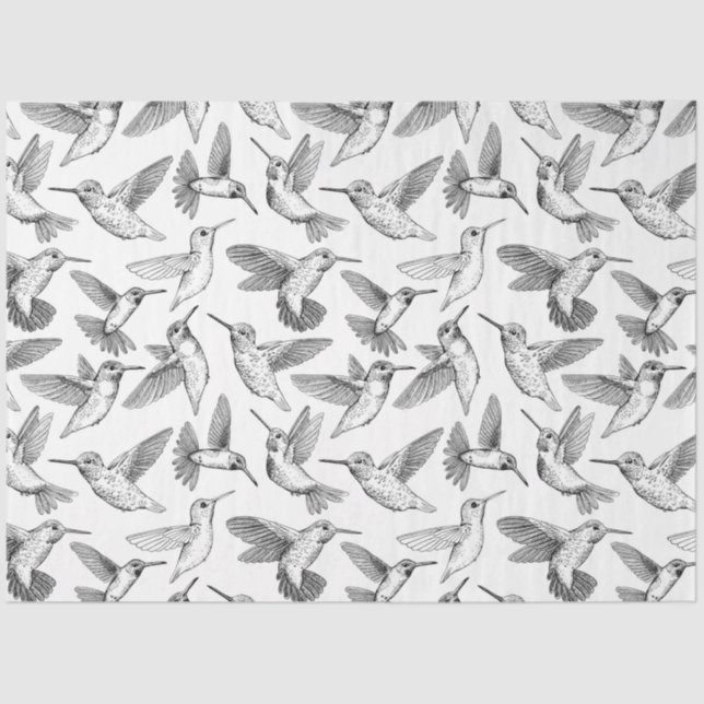 Papier Mousseline Colibri (Recto)