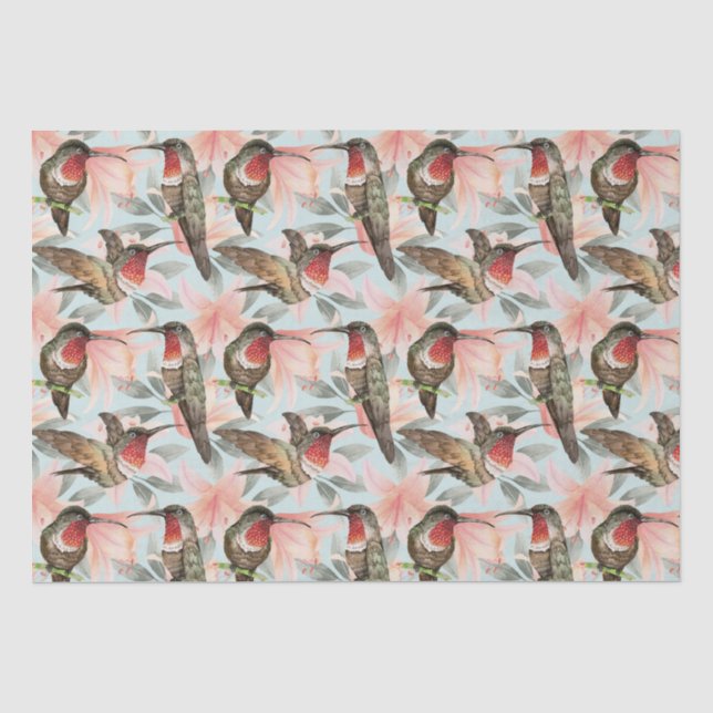 Papier Mousseline Colibri (Recto)