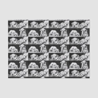 Papier Mousseline Collage anglais de bouledogue "de chiots du
