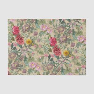 Papier Mousseline Collage Blossom