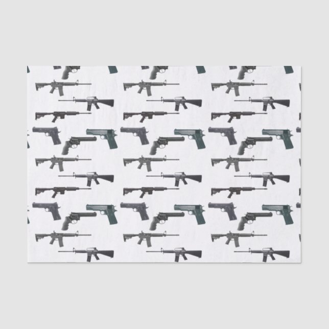 Papier Mousseline Collage d'armes (Recto)
