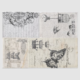 Papier Mousseline Collage de lettre